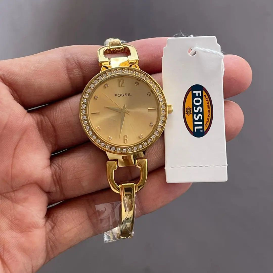 F_ossil Full Gold Premium Watch For Women