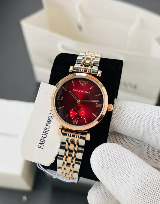 Empori_o Arman_i Slim Red Dial