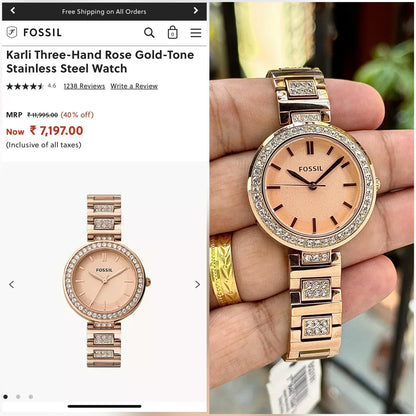 Fossi_l Karli BQ3181 Rose Gold