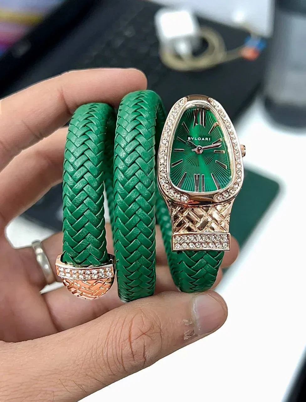 BVLGAR_I Serpenti Ever Emerald Green