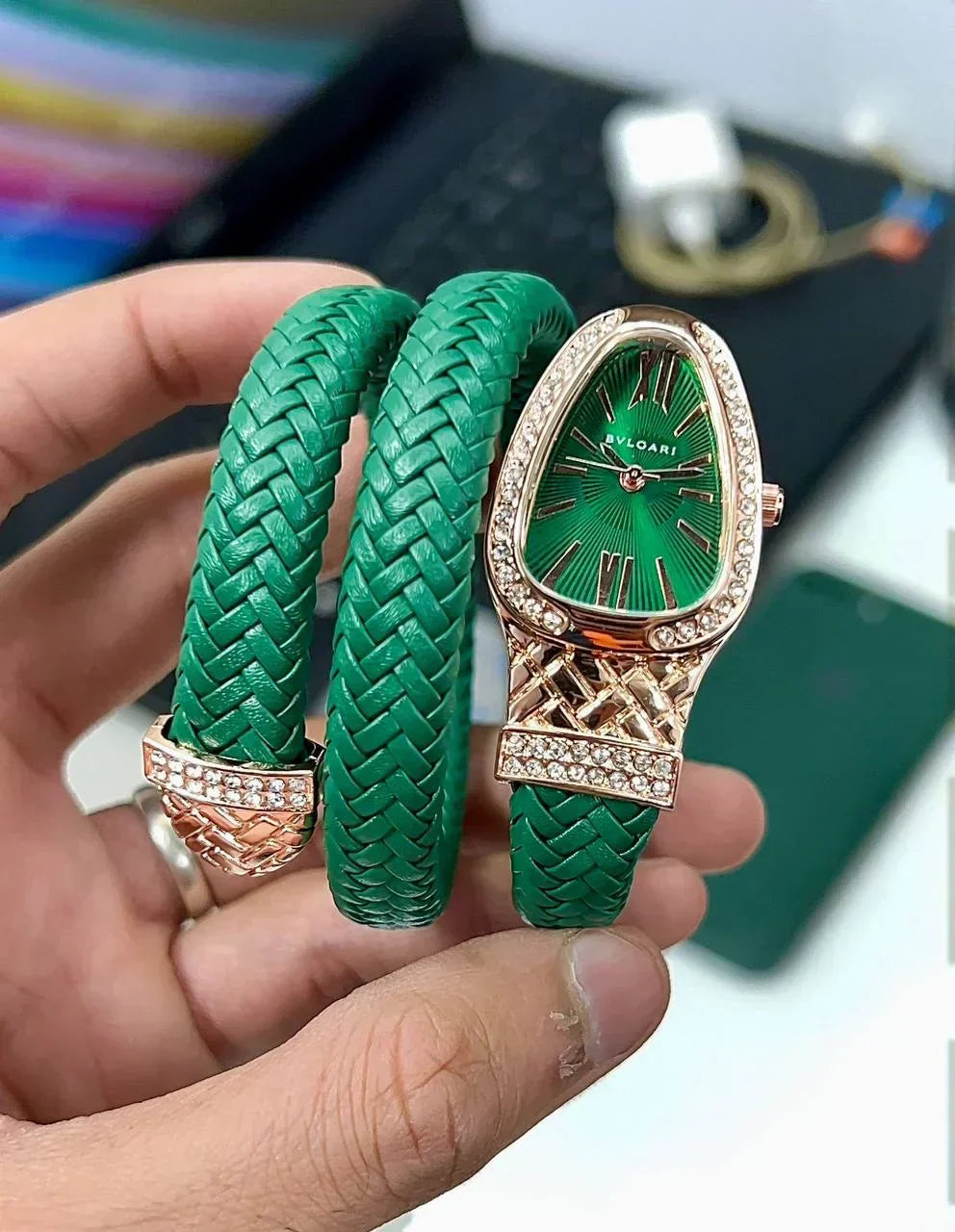 BVLGAR_I Serpenti Ever Emerald Green